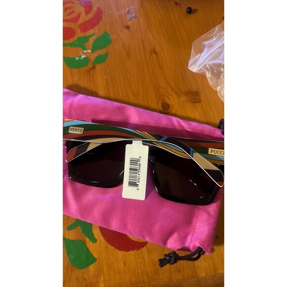 Pucci 52MM Square Sunglasses multicolored - Picture 7 of 9